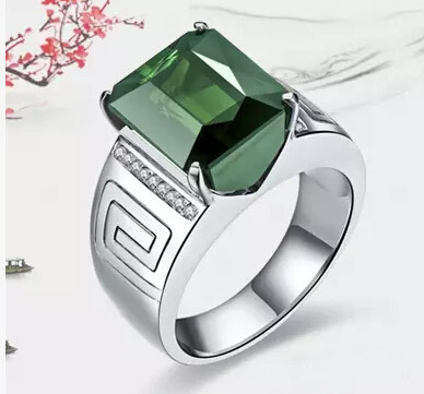 彩宝男戒：男人也可以如此风骚