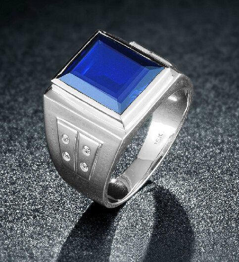 彩宝男戒：男人也可以如此风骚