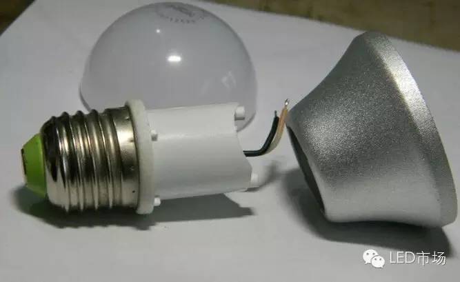 拆解5w节能灯,球泡灯拆解视频