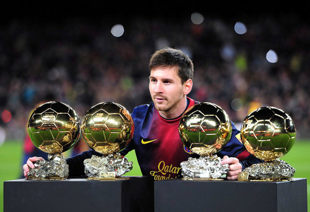 球王梅西夺冠纪念球,梅西的成长日记