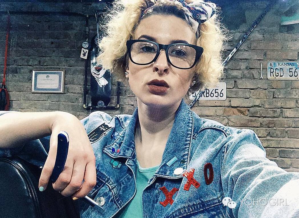 男生爱得要死的美式理发也是女生潮流，不过女生理发师更酷！