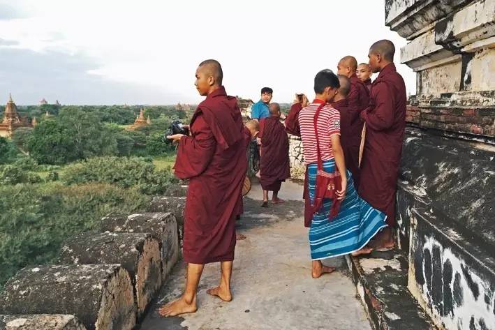 蒲甘的佛塔大体分为9个部分,蒲甘佛塔