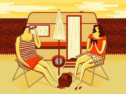 各种风格插画设计,偏设计风格的插画