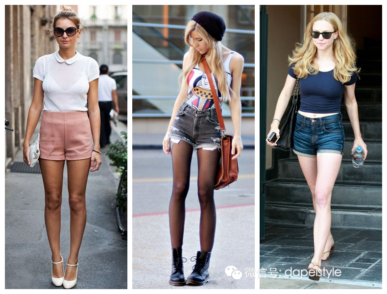 身材不一定高瘦穿衣才好看,没有身材怎么穿短裤