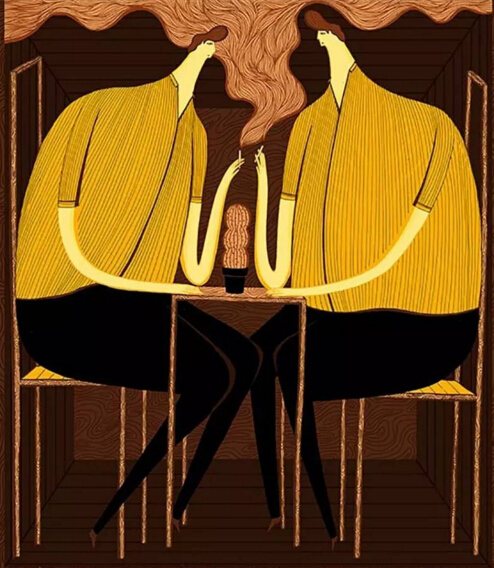 各种风格插画设计,偏设计风格的插画