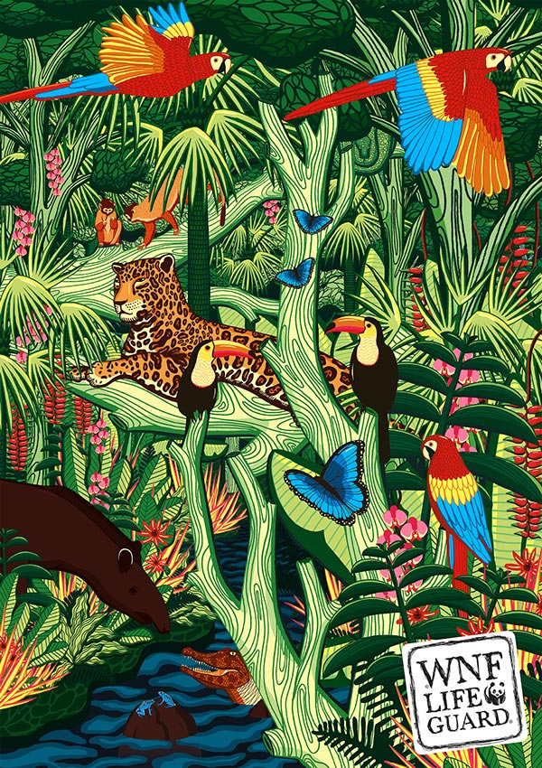 各种风格插画设计,偏设计风格的插画