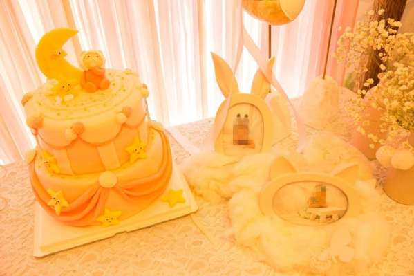 百日宴创意图片,卡通百日宴模板