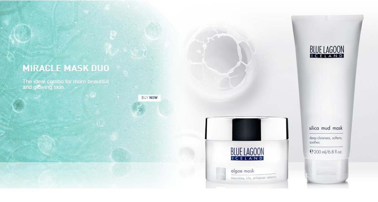 火山的火山泥面膜,冰岛护肤品套装