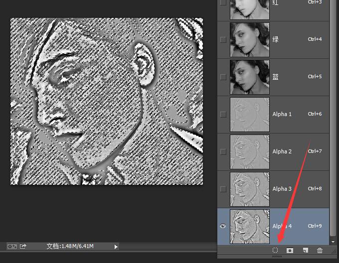 489「PS磨皮」磨皮去雀斑，利用计算和渐变映射清除雀斑