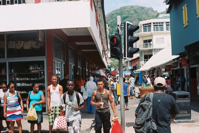 充满颜色的塞舌尔