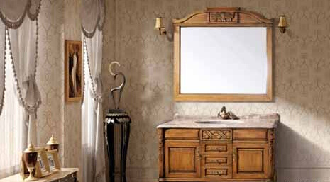 实木和pvc浴室柜,浴室柜pvc好还是实木柜好