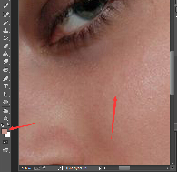 489「PS磨皮」磨皮去雀斑，利用计算和渐变映射清除雀斑