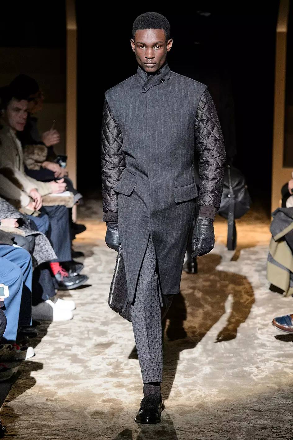 时装周街拍盘点,秋冬伦敦男装周ermenegildozegna