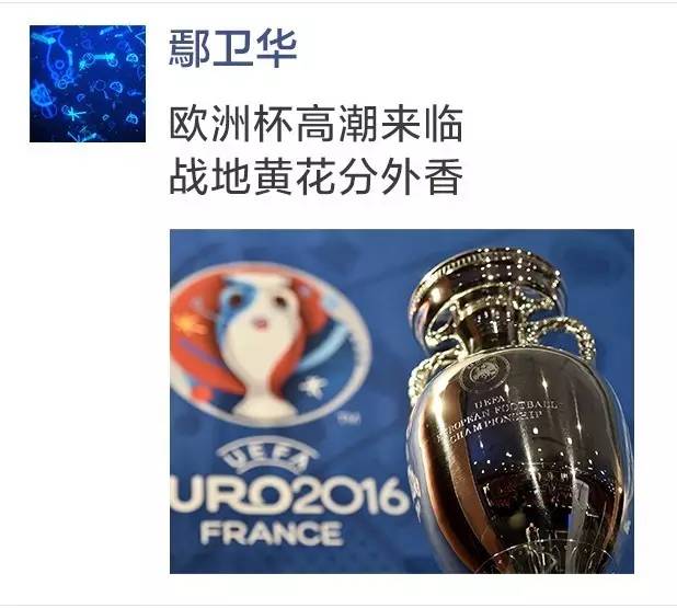 欧洲杯高潮来临战地黄花分外香||朋友说|第158说