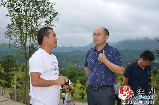 来我县考察调研乡村振兴,张家界永定区尚生龙