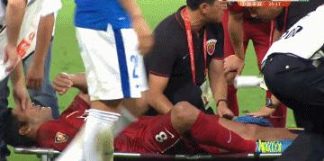 中超胡尔克受伤视频,破门上港