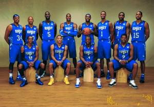 NBA03—16赛季全明星全家福照片詹韦好基友邓肯跨世纪