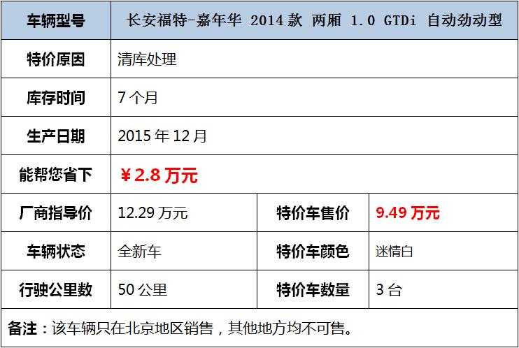 福特嘉年华1.5手动落地价,福特嘉年华出售