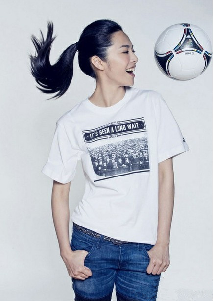 欧洲杯女明星穿球衣,2016年欧洲杯明星