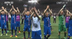 重现冰岛维京战吼,冰岛战胜英格兰维京战吼