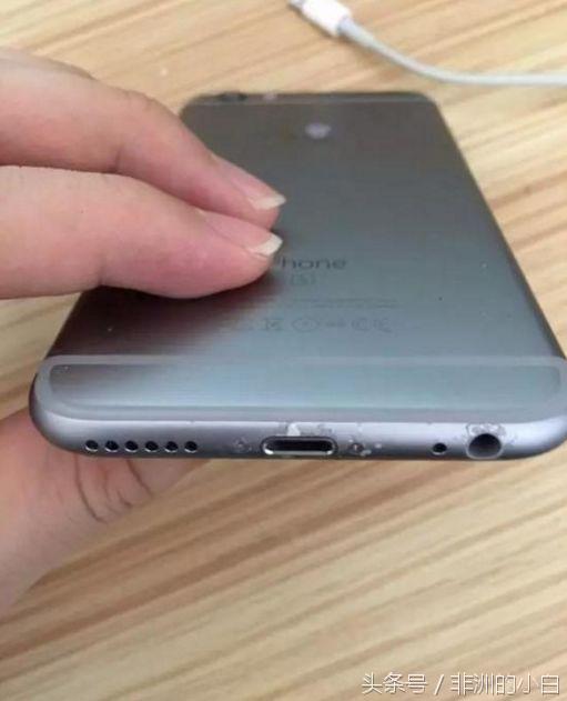 iphone6s后壳氧化图,苹果6s后壳氧化打磨