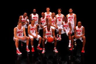 NBA03—16赛季全明星全家福照片詹韦好基友邓肯跨世纪