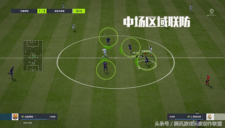防守型中场球员打法思路,中场球员组合