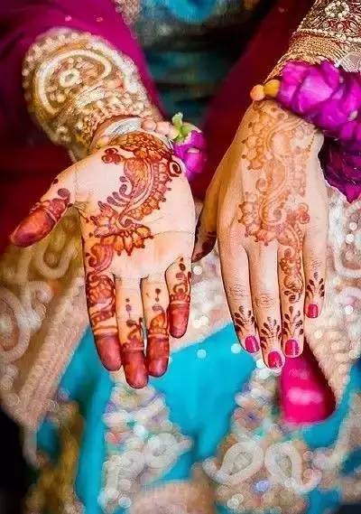 海娜纹身手臂简单,小清新海娜纹身