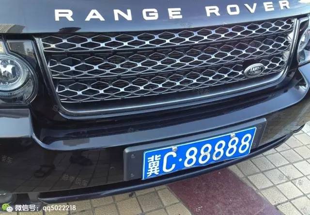 冀88888车牌都挂在什么车上,河北车牌88888值多少
