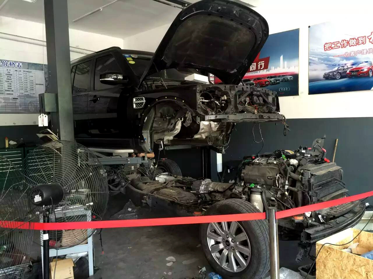 路虎发现四6速改8速保留机械挡杆,路虎发现四选装差速锁价格