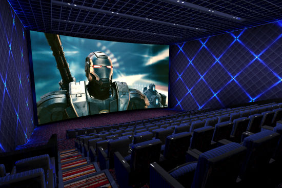 立体激光投影,激光投影到空中