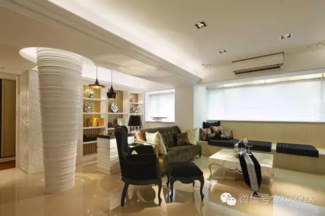 室内有柱子都是怎么装修的,装修时如何处理特别窄的柱子