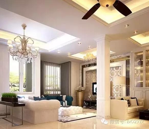 室内有柱子都是怎么装修的,装修时如何处理特别窄的柱子