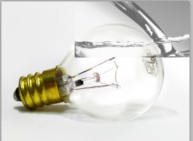 PS教程：灯泡中的金鱼