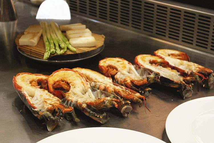 高端法式铁板烧三百多双人餐,人均6000铁板烧