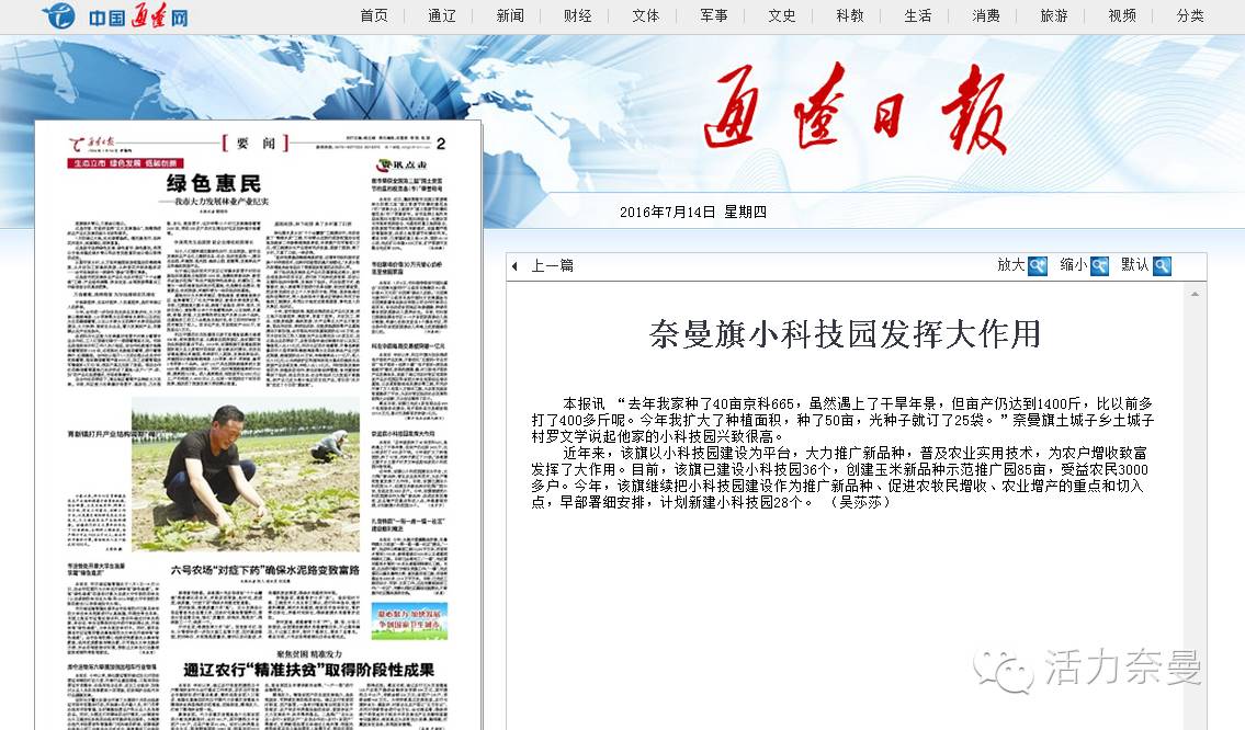 今日奈曼综合新闻《百对新人情定金沙》《抢抓好机遇探讨新思路共谋新发展》《奈曼斯布呼勒敖包文化节吸引万余人》等