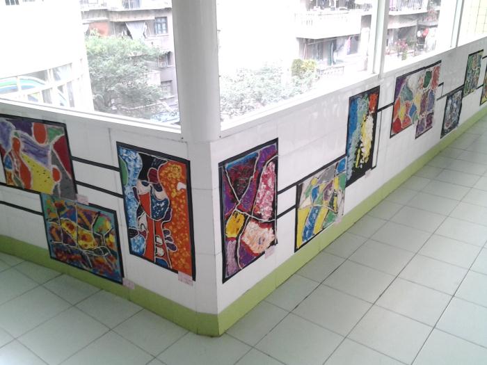 幼儿园大厅环境墙面装饰,幼儿园艺术墙面装饰效果图