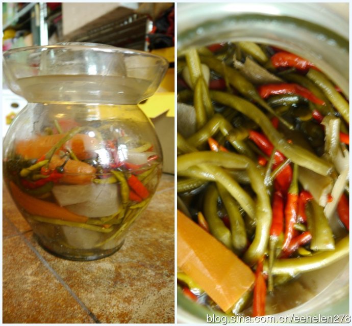 四川酸豆角的腌制方法不会长白毛,酸豆角上面长白毛正常吗