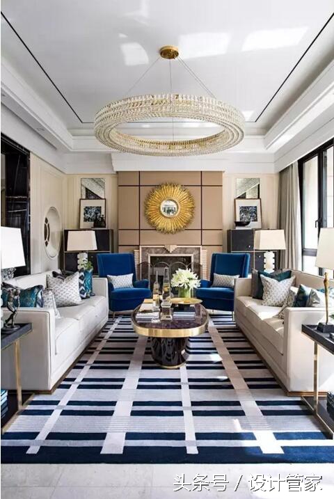 轻奢现代风格设计95平,现代简约风90平效果