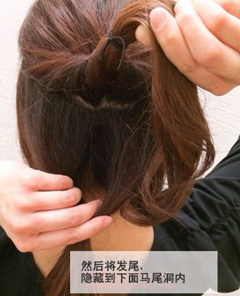 最新100种简单韩式盘发步骤图解,2款简单的盘发优雅更显气质