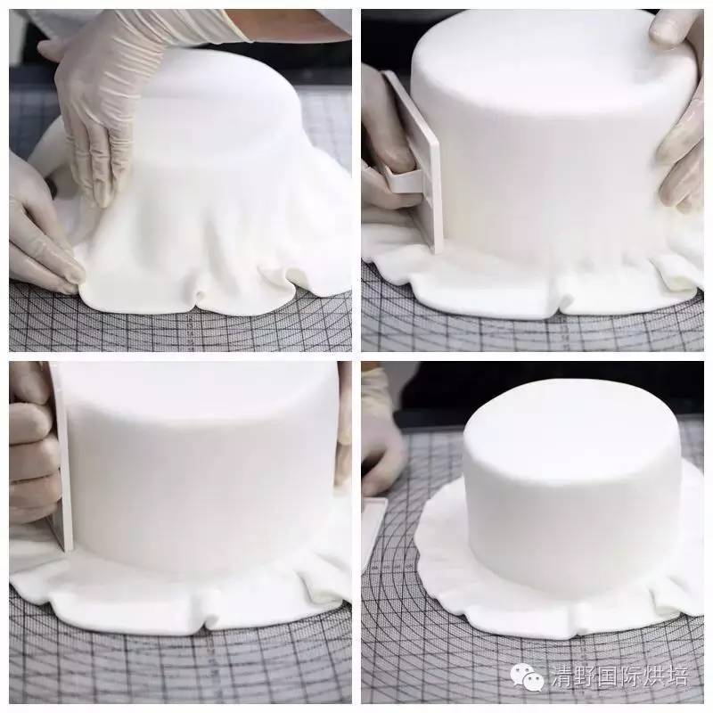 翻糖包面蛋糕得先冻硬吗,奶油蛋糕翻糖包面教程