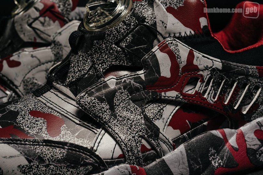 视觉冲击！近赏TrapstarxPUMA全新联名DiscBlaze「Camo」鞋款