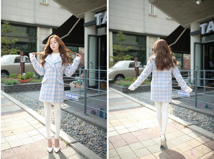 腊七腊八、冻掉下巴！寒意未减，喝碗腊八粥！千鸟格毛呢外套走起