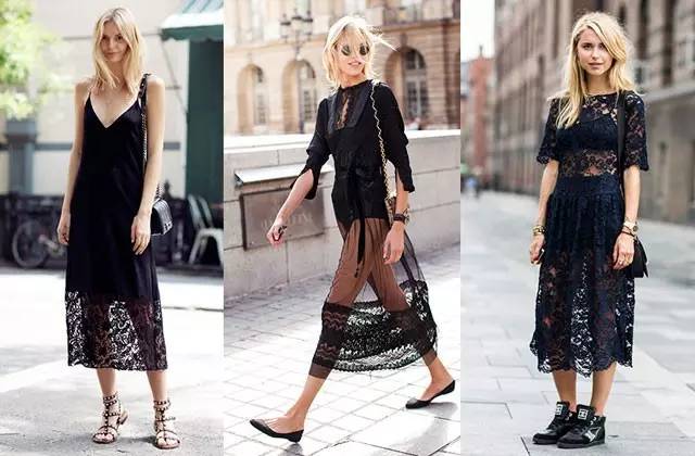 短袖小黑裙推荐小众高级感遮肚子,夏天小黑裙推荐