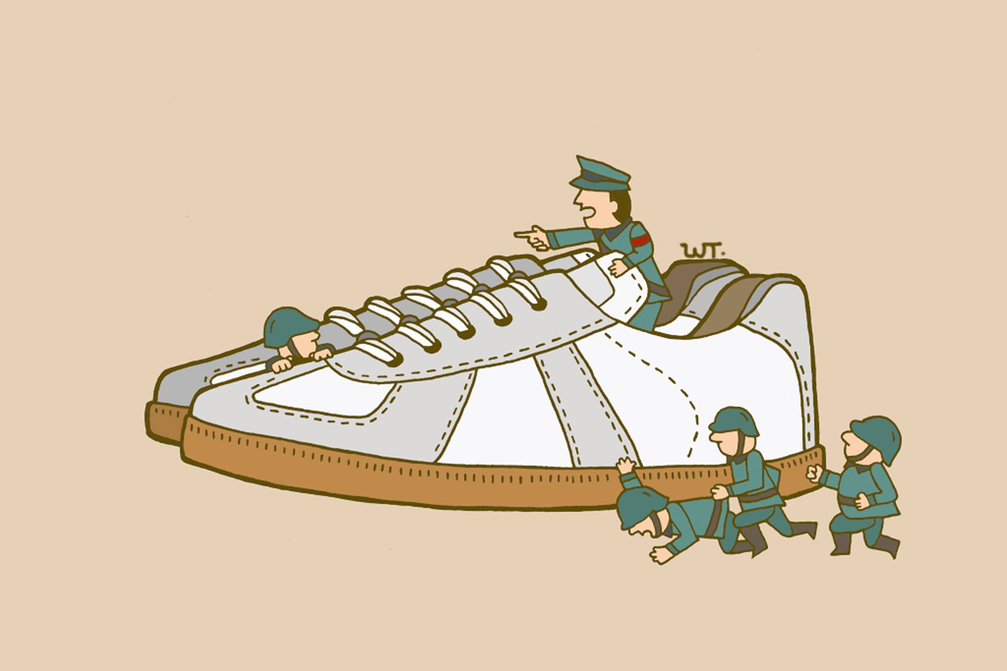 原来Puma、MartinMargiela、visvim都“抄袭”过德国*用军**训练鞋！#球鞋星期二