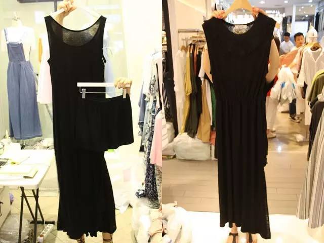 短袖小黑裙推荐小众高级感遮肚子,夏天小黑裙推荐