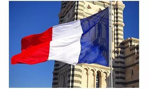 红白蓝法国国旗含义,红白蓝国旗france