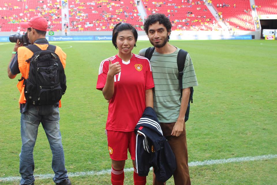 巴西男生为中国女足建社交账号李冬娜吴海燕点赞