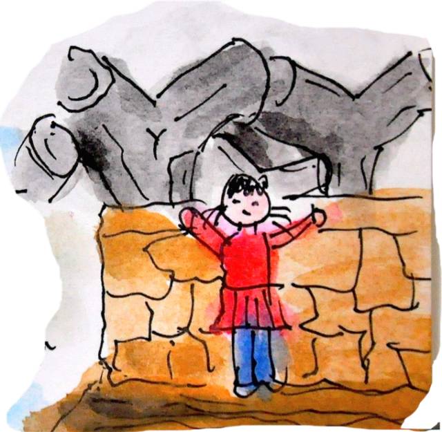 韩国济州岛旅游图片大全,济州岛手绘