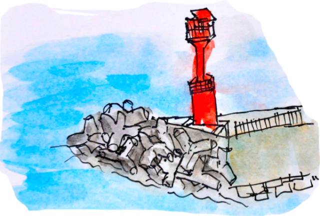 韩国济州岛旅游图片大全,济州岛手绘